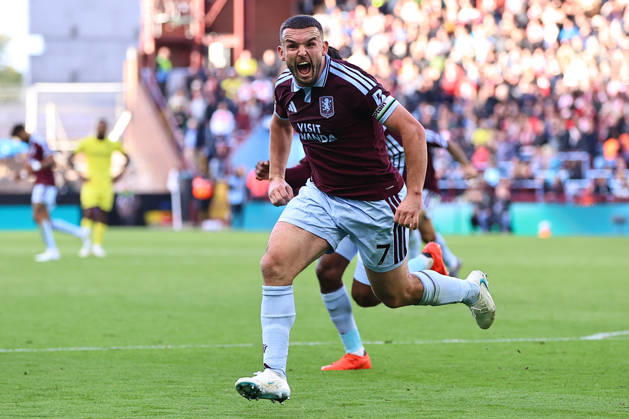 Aston Villa v Brentford, Premier League John McGinn of Aston Villa celebrates his goal making it 2-1 during the Aston Villa v Brentford Premier League match at Villa Park, Birmingham, England on 10 October 2026 Credit: Ryan Crockett Every Second Media Editorial use only. All images are copyright Every Second Media Limited. No images may be reproduced without prior permission. All rights reserved. Premier League and Football League images are subject to licensing agreements with Football DataCo Limited. see https: www.football-dataco.com Copyright: xIMAGO EveryxSecondxMediax ESM-2212-0085 RyanxCrockettx xEveryxSecondxMediax