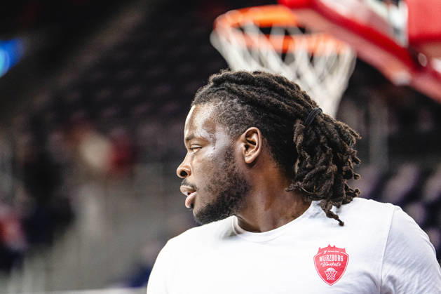 Rostock, Germany, October 10, 2026; easyCredit BBL 2026–2027, Matchday 5: Rostock Seawolves vs. Fitness First Würzburg Baskets. Pictured: Charles Thompson of the Fitness First Würzburg Baskets Copyright: xFotostandx xVoelkerx