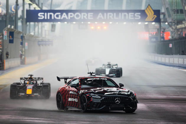 F1 - SINGAPORE GRAND PRIX 2026 Safety Car during the 2026 Formula 1 Singapore Grand Prix, 17th round of the 2026 Formula One World Championship, WM, Weltmeisterschaft from October 9 to 11, 2026 on the Marina Bay Street Circuit, in Singapore, Singapore - SingaporeSingapore Copyright: xAndrà xFerreirax