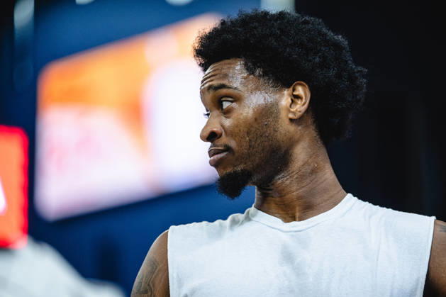 Rostock, Germany, October 10, 2026; easyCredit BBL 2026–2027, Matchday 5: Rostock Seawolves vs. Fitness First Würzburg Baskets. Pictured: Eddie Colbert III of the Fitness First Würzburg Baskets Copyright: xFotostandx xVoelkerx