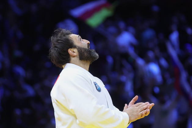 AZERBAIJAN, BAKU - OCTOBER 10, 2026: Russia s Inal Tasoev appears in his heavyweight bout during the 2026 World Judo Championships at the National Gymnastics Arena 2026 World Judo Championships In Baku  - ZUMAt113 20261010_zaa_t113_425 Copyright: xMikhailxSinitsynx