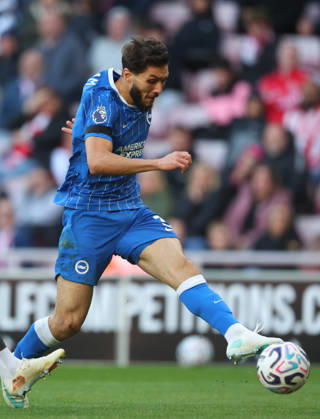 Sunderland v Brighton and Hove Albion - Premier League 2026 27 Jaouen Hadjam of Brighton and Hove Albion scores 2nd goal during the Premier League 2026 27 match between Sunderland and Brighton & Hove Albion at Stadium of Light on October 10, 2026 in Sunderland, England. WARNING! This Photograph May Only Be Used For Newspaper And Or Magazine Editorial Purposes. May Not Be Used For Publications Involving 1 player, 1 Club Or 1 Competition Without Written Authorisation From Football DataCo Ltd. For Any Queries, Please Contact Football DataCo Ltd on +44 (0) 207 864 9121 Sunderland Stadium of Light England United Kingdom Copyright: xAllstarxPicturexLibraryxLtdx