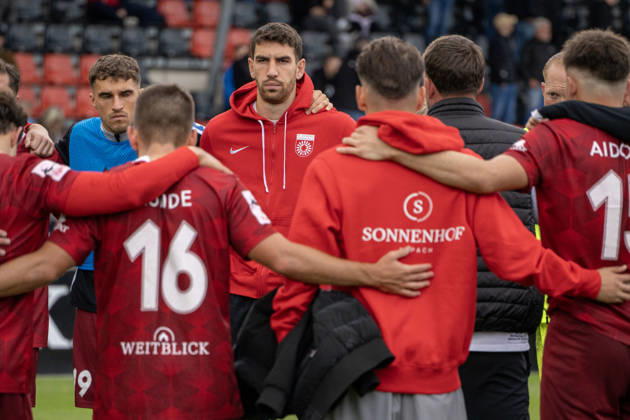 October 10, 2026, xerix, Soccer 3rd Division, SG Sonnenhof Großaspach vs. SV Waldhof Mannheim, SG Sonnenhof Großaspach team photo, Aspach