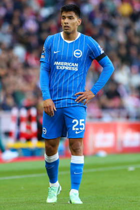 SUNDERLAND, ENGLAND, OCTOBER 10: Diego Gómez of Brighton & Hove Albion during a Premier League 2026-27 match between Sunderland AFC and Brighton & Hove Albion at the Stadium of Light on October 10, 2026 in Sunderland, England. (Photo by Zach Forster Sports Press Photo) Copyright: xZachxForster SportsxPressxPhotox Sportspressphoto_SPR250963