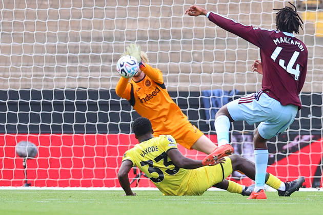 Aston Villa v Brentford, Premier League Caoimhin Kelleher of Brentford FC makes a save during the Aston Villa v Brentford Premier League match at Villa Park, Birmingham, England on 10 October 2026 Credit: Ryan Crockett Every Second Media Editorial use only. All images are copyright Every Second Media Limited. No images may be reproduced without prior permission. All rights reserved. Premier League and Football League images are subject to licensing agreements with Football DataCo Limited. see https: www.football-dataco.com Copyright: xIMAGO EveryxSecondxMediax ESM-2212-0110 RyanxCrockettx xEveryxSecondxMediax
