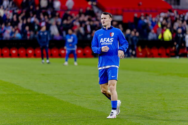 ROTTERDAM AZ Alkmaar midfielder Peer Koopmeiners during the Vriendenloterij Eredivisie match between Feyenoord and AZ at De Kuip on October 10, 2026, in Rotterdam, Netherlands. Photo by DeFodi Images