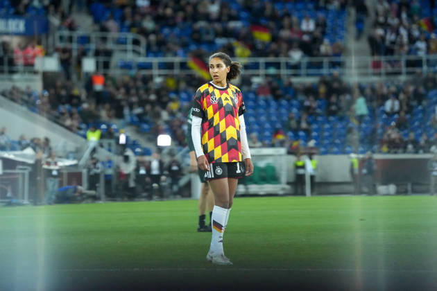 Cora Zicai, Germany Women s National Team, 14, Germany, soccer, international match, friendly match, exhibition match, 2026–2027, Germany vs. Australia, October 9, 2026, BBBank Wildpark, Karlsruhe, Karlsruhe, BBBank Wildpark, Baden-Württemberg, Germany Copyright: xArnexAmbergx