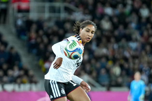 Cora Zicai, Germany Women s National Team, 14 on the Ball, Germany, soccer, international match, friendly match, exhibition match, 2026–2027, Germany vs. Australia, October 9, 2026, BBBank Wildpark, Karlsruhe, Karlsruhe, BBBank Wildpark, Baden-Württemberg, Germany Copyright: xArnexAmbergx