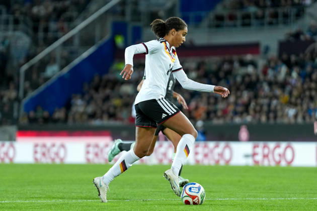 Cora Zicai, Germany Women s National Team, 14 on the Ball, Germany, soccer, international match, friendly match, exhibition match, 2026–2027, Germany vs. Australia, October 9, 2026, BBBank Wildpark, Karlsruhe, Karlsruhe, BBBank Wildpark, Baden-Württemberg, Germany Copyright: xArnexAmbergx
