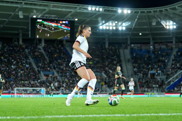 Melissa Kössler Melissa Koessler German Women s National Team, 18 on the Ball, Germany, soccer, international match, friendly match, exhibition match, 2026 2027, Germany vs. Australia, October 9, 2026, BBBank Wildpark, Karlsruhe, Karlsruhe, BBBank Wildpark, Baden-Württemberg, Germany Copyright: xArnexAmbergx