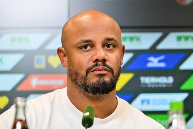 October 10, 2026, GER, Soccer, Men s, Bundesliga 1, Matchday 5, FC Augsburg vs. FC Bayern Munich, Vincent Kompany, Bayern Munich, Post-match press conference, Augsburg WWK Arena, Bayern, Germany Copyright: xNordphotox xHafnerx