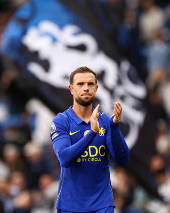 Chelsea gegen Bournemouth, 10. Oktober 2026, London, Premier League, Fußball: Chelsea gegen Bournemouth – Jordan Henderson von Chelsea applaudiert den Fans. Foto: Jacques Feeney, Offside, London, Großbritannien Copyright: xJacquesxFeeneyx xOffsidexOffside
