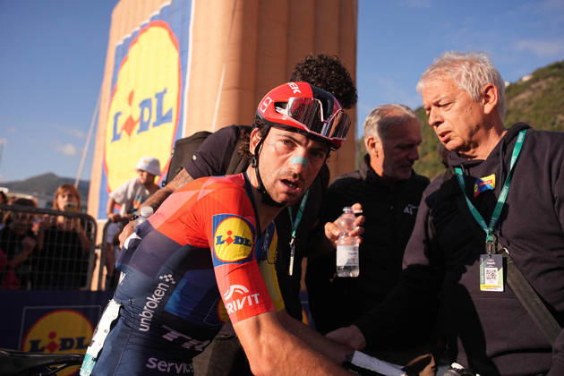 Italy s Giulio Ciccone of Lidl-Trek during the 120th edition of the Il Lombardia, Tour of Lombardy cycling race, a 239 km one day race from Bergamo to Como on October 10, 2026, Italy. Copyright: xMarcoxAlpozzi xLaPressex