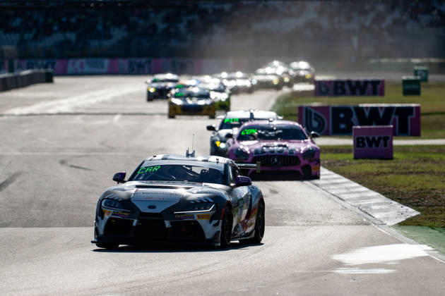 ADAC GT4 Germany, 11. + 12. Rennen Hockenheim 2026 87 Toyota GR Supra GT4 EVO2, CRT Lucas Cartelle, Hudson Schwartz - picture by Gruppe C Photography Sachsenring Germany Copyright: xGruppexCxPhotographyx