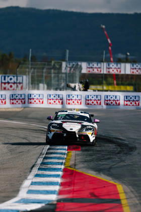 ADAC GT4 Germany, 11. + 12. Rennen Hockenheim 2026 87 Toyota GR Supra GT4 EVO2, CRT Lucas Cartelle, Hudson Schwartz - picture by Gruppe C Photography Sachsenring Germany Copyright: xGruppexCxPhotographyx