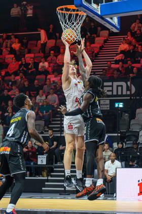 October 10, 2026 Basketball Season 2026–2027 2nd Bundesliga Pro A Matchday 4 Nuremberg Falcons Basketball Club NBC Kreisbau Kirchheim Knights AlSch xalxscx Jarne Jürgens Juergens 21, Nuremberg Falcons BC NBC Tyrel Morgan 11, Kreisbau Kirchheim Knights