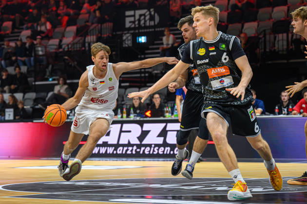 October 10, 2026 Basketball Season 2026–2027 2nd Bundesliga Pro A Matchday 4 Nuremberg Falcons Basketball Club NBC Kreisbau Kirchheim Knights AlSch xalxscx Christian Feneberg 7, Nuremberg Falcons BC NBC