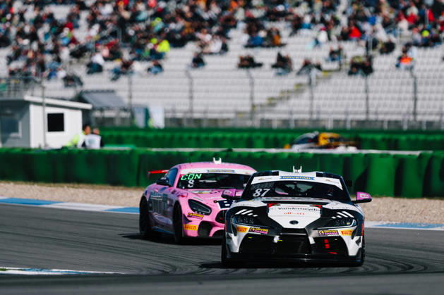 ADAC GT4 Germany, 11. + 12. Rennen Hockenheim 2026 87 Toyota GR Supra GT4 EVO2, CRT Lucas Cartelle, Hudson Schwartz - picture by Gruppe C Photography Sachsenring Germany Copyright: xGruppexCxPhotographyx