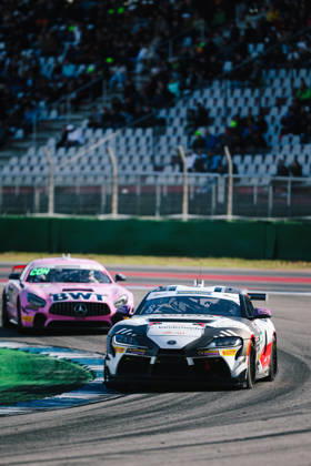ADAC GT4 Germany, 11. + 12. Rennen Hockenheim 2026 87 Toyota GR Supra GT4 EVO2, CRT Lucas Cartelle, Hudson Schwartz - picture by Gruppe C Photography Sachsenring Germany Copyright: xGruppexCxPhotographyx