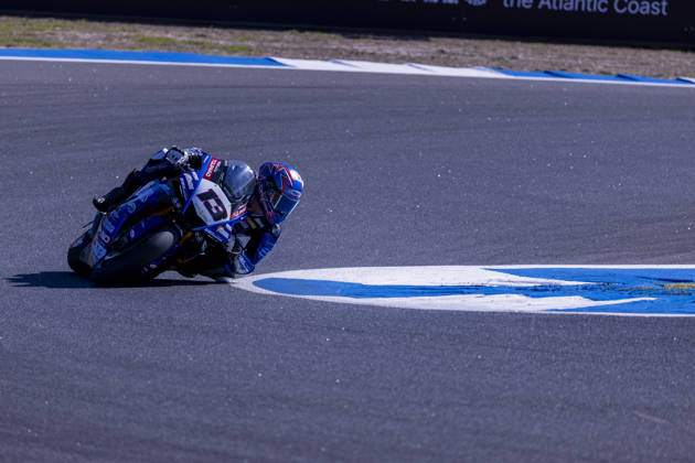 October 10, 2026, Cascais, Lisboa, Portugal: ESTORIL, PORTUGAL - OCTOBER 10: Mattia Rato of Italy and Motoxracing WorldSBK Team competes during Race 1 during day two of the World Superbikes Estoril Round at Circuito Estoril on October 10, 2026 in Estoril, Portugal. Cascais Portugal - ZUMAl192 20261010_zsp_l192_110 Copyright: xMiguelxLemosx