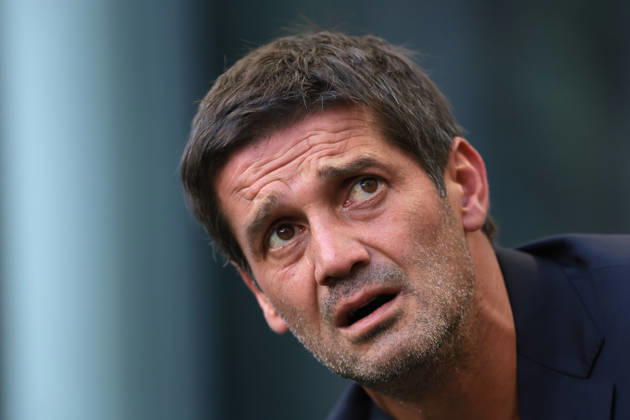 FC Internazionale v Parma Calcio 1913 - Serie A - Season 2026-2027 Milan, Italy, 10th October 2026. Cristian Chivu Head coach of FC Internazionale reacts on the bench prior to kick off in the FC Internazionale vs Parma Calcio 1913 Serie A match at Giuseppe Meazza, Milan. Picture credit should read: Jonathan Moscrop Milan Stadio Giuseppe Meazza Italy