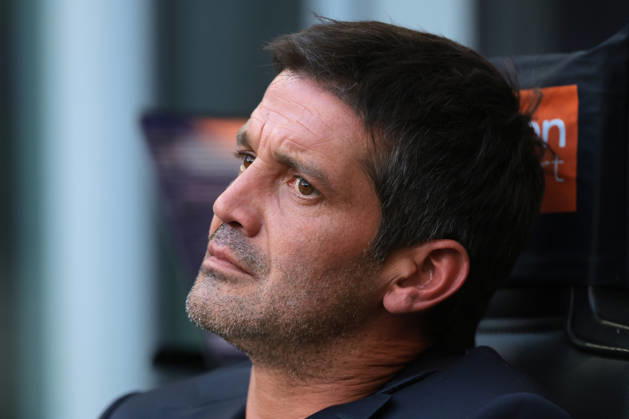 FC Internazionale v Parma Calcio 1913 - Serie A - Season 2026-2027 Milan, Italy, 10th October 2026. Cristian Chivu Head coach of FC Internazionale reacts on the bench prior to kick off in the FC Internazionale vs Parma Calcio 1913 Serie A match at Giuseppe Meazza, Milan. Picture credit should read: Jonathan Moscrop Milan Stadio Giuseppe Meazza Italy