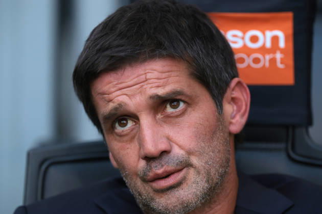 FC Internazionale v Parma Calcio 1913 - Serie A - Season 2026-2027 Milan, Italy, 10th October 2026. Cristian Chivu Head coach of FC Internazionale reacts on the bench prior to kick off in the FC Internazionale vs Parma Calcio 1913 Serie A match at Giuseppe Meazza, Milan. Picture credit should read: Jonathan Moscrop Milan Stadio Giuseppe Meazza Italy