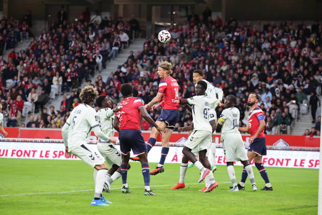 FOOTBALL : LOSC Lille vs Le Havre - Ligue 1 - 10 10 2026 Action du LOSC lors du match LOSC Lille vs Le Havre, Ligue 1, Decathlon Arena stade Pierre Mauroy, le 10 octobre 2026 - photo Laurent Sanson PsnewZ Copyright: xLaurentxSANSONx xPsnewZx