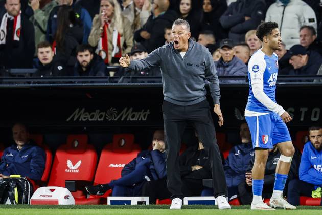 ROTTERDAM - AZ Alkmaar coach Lee-Roy Echteld during the Dutch Eredivisie match between Feyenoord and AZ Alkmaar at Feyenoord stadium De Kuip on October 10, 2026 in Rotterdam, the Netherlands. BAS CZERWINSKI ANP Eredivisie 2026 27 xVIxANPxSportx xxANPxIVx 572043202 originalFilename: 572043202