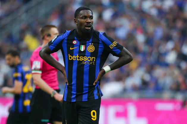 SOCCER - Serie A - Inter - FC Internazionale vs. Parma Calcio Photo by IPA ABACAPRESS.COM89510625 - Marcus Thuram of FC Internazionale reacts during the Serie A Enilive 2026 27 soccer match between FC Internazionale and Parma Calcio 1913. Milan Italy Copyright: xIPAxSport ABACAx