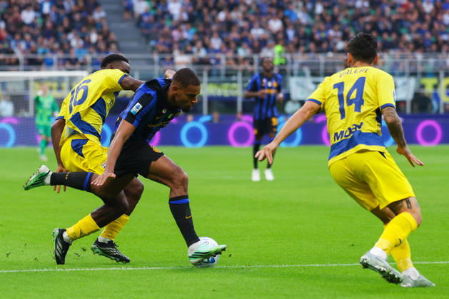 SOCCER - Serie A - Inter - FC Internazionale vs. Parma Calcio Photo by IPA ABACAPRESS.COM89510930 - Andy Diouf of FC Internazionale in action during a Serie A Enilive 2026 27 soccer match between FC Internazionale and Parma Calcio 1913. Milan Italy Copyright: xIPAxSport ABACAx