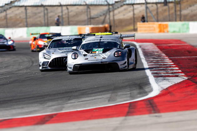 AUTO - ELMS - 4 HOURS OF PORTIMAO 2026 75 KURZEJEWSKI Matt (usa), SARGENT Thomas (usa), LIETZ Richard (aut), Proton Competition, Porsche 911 GT3 R LMGT3, LMGT3, action during the 4 Hours of Portimao 2026, 6th round of the 2026 European Le Mans Series on the Autodromo Internacional do Algarve from October 8 to 10, 2026 in Portimao, Portugal - Copyright: xJoaoxFilipex