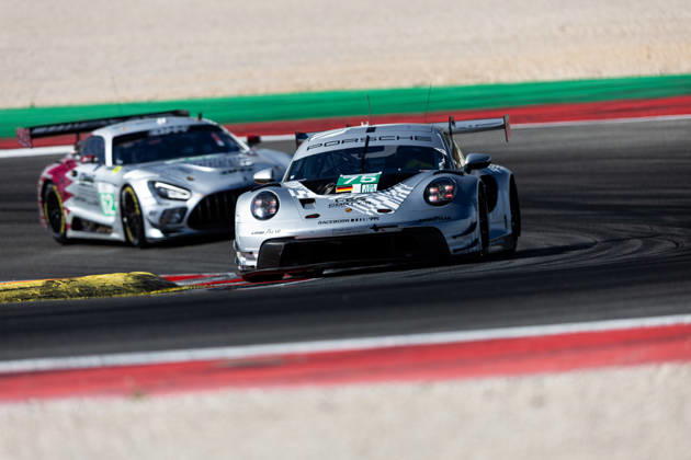 AUTO - ELMS - 4 HOURS OF PORTIMAO 2026 75 KURZEJEWSKI Matt (usa), SARGENT Thomas (usa), LIETZ Richard (aut), Proton Competition, Porsche 911 GT3 R LMGT3, LMGT3, action during the 4 Hours of Portimao 2026, 6th round of the 2026 European Le Mans Series on the Autodromo Internacional do Algarve from October 8 to 10, 2026 in Portimao, Portugal - Copyright: xJoaoxFilipex