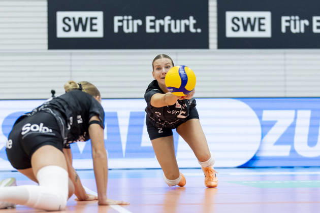 DEKRA Women s Bundesliga 1 Schwarz Weiss Erfurt vs. Rote Raben Vilsbiburg Erfurt, October 10, 2026 Pia Fernau 2 Rote Raben Vilsbiburg DEKRA Women s Bundesliga 1 Schwarz Weiss Erfurt vs. Rote Raben Vilsbiburg Riethsporthalle, Erfurt 1October 1, 2026 Copyright: xBEAUTIFULxSPORTS Duehringx