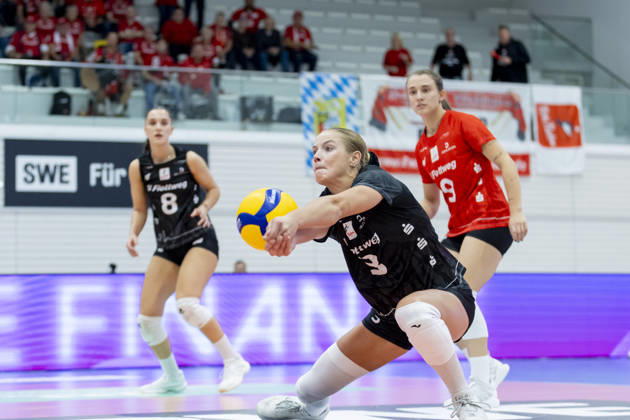 DEKRA 1st Bundesliga Women: Schwarz Weiss Erfurt vs. Rote Raben Vilsbiburg, Erfurt, October 10, 2026; Luisa Keller 3, Rote Raben Vilsbiburg; DEKRA 1st Bundesliga Women: Schwarz Weiss Erfurt vs. Rote Raben Vilsbiburg, Riethsporthalle, Erfurt 1October 10, 2026 Copyright: xBEAUTIFULxSPORTS Duehringx