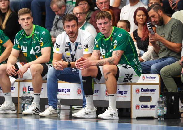 October 10, 2026, Germany, Göppingen, Opel HBL Bundesliga Handball, FRISCH AUF Göppingen vs. SG BBM Bietigheim, FAG Coach Ben Matschke
