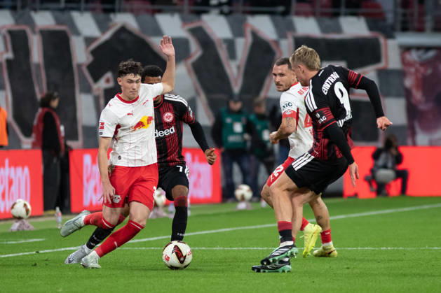 1 German Bundesliga RB Leipzig vs. Eintracht Frankfurt October 10, 2026 Andrija Maksimovic 30, RB Leipzig LEIPZIG, GERMANY OCTOBER 10 Bundesliga match between RB Leipzig and Eintracht Frankfurt at the Red Bull Arena on Matchday 5 of the 1. Bundesliga on October 10, 2026 in Leipzig, Germany. DFL regulations prohibit any use of photographs as image sequences and or quasi-video. Copyright: xBEAUTIFULxSPORTS JanxKaeferx