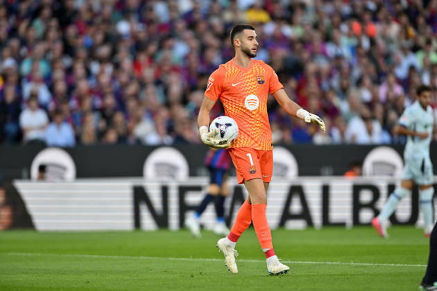 FC Barcelona, Barca v GETAFE CF SPOTIFY CAMP NOU. BARCELONA October 10,2026 FC BARCELONA vs GETAFE CF OCTOBER 10 ,2026 Joan Garcia (1) Goalkeeper of FC Barcelona (1) during the match between FC Barcelona and Getafe CF corresponding to the eighth day of La Liga EA Sports at at Spotify Camp Nou in Barcelona, Spain. Barcelona ESP Copyright: xS.xRosx