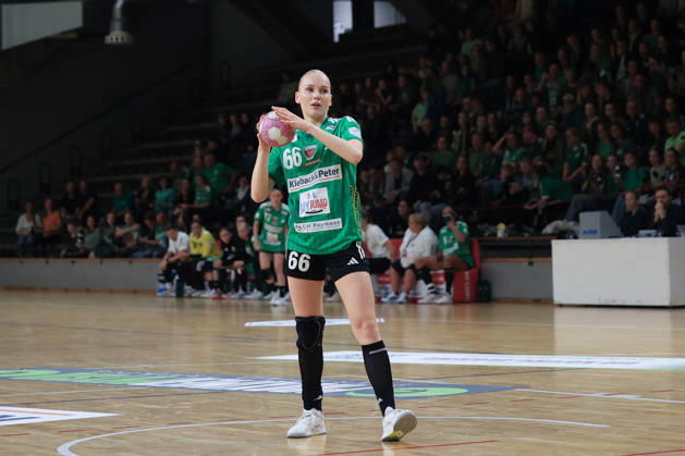 October 10, 2026, Reinickendorfer Füchse Women vs. SG Nürtingen Zizishausen, Matchday 5, 2nd Bundesliga, HBF, Handball, Sömmeringhalle, Alissa Katarina Werle (Reinickendorfer Füchse Women), 66 on a penalty throw, Berlin, Berlin, Germany