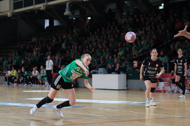 October 10, 2026, Reinickendorfer Füchse Women vs. SG Nürtingen Zizishausen, Matchday 5, 2nd Bundesliga, HBF, Handball, Sömmeringhalle, Alissa Katarina Werle (Reinickendorfer Füchse Women), 66 on the seven-meter line, Berlin, Berlin, Germany