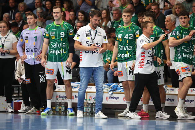 October 10, 2026, Germany, Göppingen, Opel HBL Bundesliga Handball, FRISCH AUF Göppingen vs. SG BBM Bietigheim, FAG Coach Ben Matschke