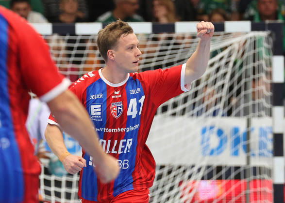 October 10, 2026, Germany, Göppingen, Opel HBL Bundesliga Handball, FRISCH AUF Göppingen vs. SG BBM Bietigheim, Till Hermann (BBM)