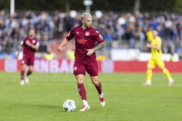 3rd Division, Fortuna Cologne vs. 1. FC Saarbrücken, October 10, 2026, Tom Geerkens, Fortuna Cologne, 6; 3rd Division, Fortuna Cologne vs. 1. FC Saarbrücken, Matchday 8, on October 10, 2026, Südstadion, Cologne DFB regulations prohibit any use of photographs as image sequences and or quasi-video Copyright: xBEAUTIFULxSPORTS Meuselx