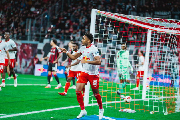 Christopher Nkunku (RB Leipzig, 28) goal number 2 RB Leipzig vs Eintracht Frankfurt, Bundesliga, Germany, Football, 26 27, GER, Leipzig, Red Bull Arena Stadium DFL regulations prohibit any use of photographs as image sequences and or quasi-video.DFL regulations prohibit any use of photographs as image sequences and or quasi-video. Leipzig Red Bull Arena, Leipzig Sachsen GER Copyright: xBillmanxDubex