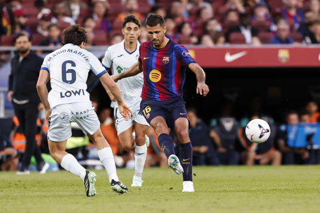 October 10, 2026, Barcelona, Barcelona, Spain: Rodri of FC Barcelona, Barca in action during the Spanish league, LaLiga EA Sports, football match played between FC Barcelona and Getafe CF at Spotify Camp Nou stadium on October 10, 2026 in Barcelona, Spain. FC Barcelona V Getafe CF - LaLiga EA Sports - ZUMAa181 20261010_zaa_a181_092 Copyright: xJavierxBorregox