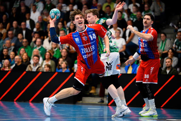 Göppingen HBL 26 27 Frisch Auf Göppingen SG BBM Bietigheim Fynn Nicolaus Bietigheim Göppingen EWS Arena Baden-Württemberg Germany
