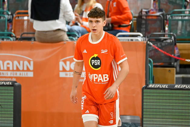 Dominik Dolic, RASTA Vechta, RASTA Vechta vs. ratiopharm Ulm, easyCredit Basketball Bundesliga, Matchday 5, 2026–2027 Season, October 10, 2026, RASTA Vechta vs. ratiopharm Ulm, easyCredit Basketball Bundesliga, Matchday 5, 2026–2027 season, October 10, 2026, Vechta Copyright: xEibner-Pressefoto RobertxGertzenx EP_RGN