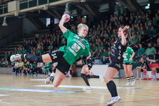 October 10, 2026, Reinickendorfer Füchse Women vs. SG Nürtingen Zizishausen, Matchday 5, 2nd Bundesliga, HBF, Handball, Sömmeringhalle, Jonna Schaube (Reinickendorfer Füchse Women), 34 goals scored in Berlin, Berlin, Germany