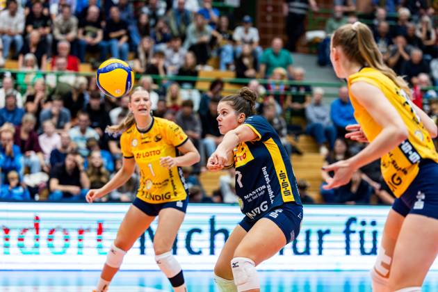 October 10, 2026, GER, Volleyball, Dekra 1st Division, Women, Season 26–27, Regular Season, VfB Suhl Lotto Thuringia Skurios Volleys Borken Emma Sambale VfB Suhl Lotto Thuringia 98527 Suhl Wolfsgrube Sports Hall Thuringia Germany
