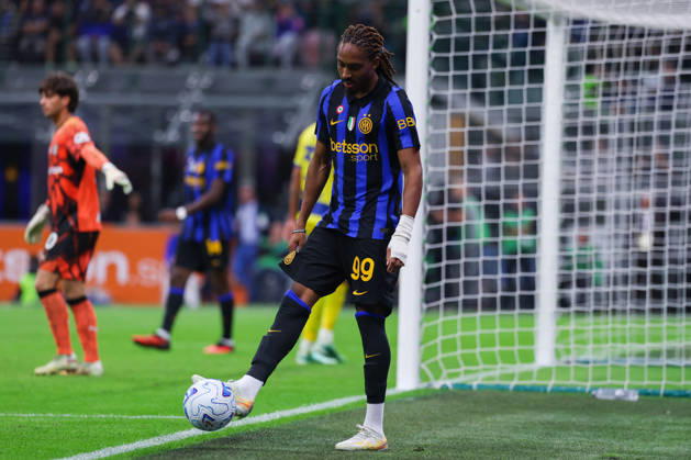 SOCCER - Serie A - Inter - FC Internazionale vs. Parma Calcio Photo by IPA ABACAPRESS.COM89512899 - Djed Spence of FC Internazionale in action during the 2026 27 Serie A Enilive soccer match between FC Internazionale and Parma Calcio 1913. Milan Italy Copyright: xIPAxSport ABACAx